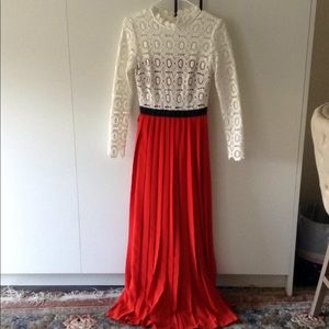 Self Portrait Mia Guipure gown